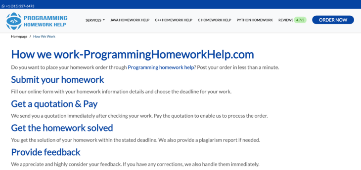 is programming homework help legit